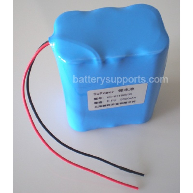 10.8V 11.1V 12V  6200mAh 3S2P Lithium ion Li-ion Battery Pack